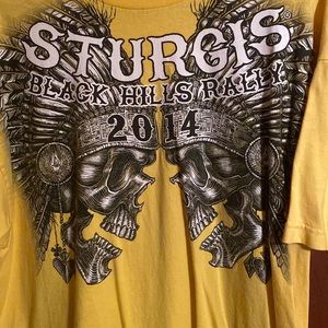 Sturgis . Harley rally shirt. 2014.